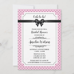 Uitnodigingen voor Bridal-showprogramma Parijs