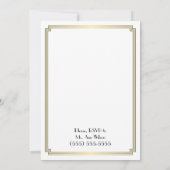 Uitnodigingen voor bruidsdouche in Great Gatsby Ar (Achterkant)