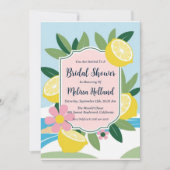 Uitnodigingen voor bruidsdouches Amalfi Coast (Voorkant)