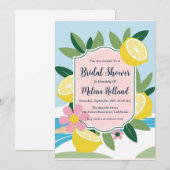 Uitnodigingen voor bruidsdouches Amalfi Coast (Voorkant / Achterkant)