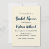 Uitnodigingen voor bruidsdouches Amalfi Coast (Achterkant)