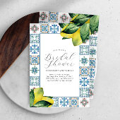 Uitnodigingen voor bruidsdouches Amalfi Coast Them