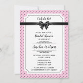 Uitnodigingen voor bruidsdouches in Parijs (Voorkant)