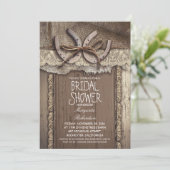 Uitnodigingen voor bruidsdouches van het  land (Staand voorkant)