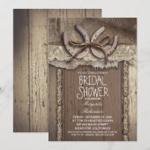 Uitnodigingen voor bruidsdouches van het  land (Voorkant / Achterkant)