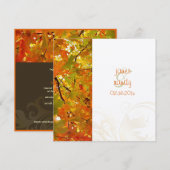 Uitnodigingen voor bruiloft (Voorkant / Achterkant)