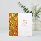 Uitnodigingen voor bruiloft (Staand voorkant)