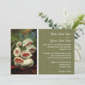 Uitnodigingen voor  bruiloft. (Staand voorkant)