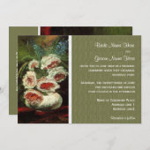 Uitnodigingen voor  bruiloft. (Voorkant / Achterkant)