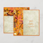 Uitnodigingen voor bruiloft (Voorkant / Achterkant)