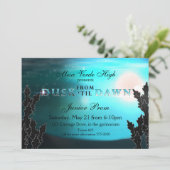 Uitnodigingen voor bruiloft proms feest vanaf sche (Staand voorkant)