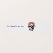 Uitnodigingen voor bruiloft Skulls and Poppies (Buitenkant ongevouwen)