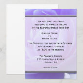 Uitnodigingen voor bruiloft van Groom ouders (Voorkant / Achterkant)