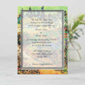 Uitnodigingen voor bruiloft van Groom ouders (Staand voorkant)