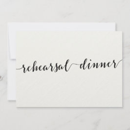 Uitnodigingen voor bruiloftsproef in zwart-wit