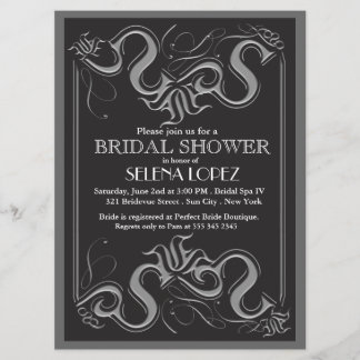 Uitnodigingen voor Chalkboard Bridal Shower