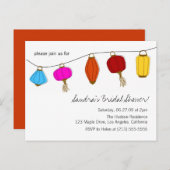 Uitnodigingen voor Chinese lantaarns (Voorkant / Achterkant)