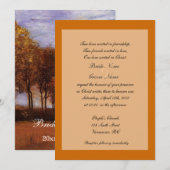 Uitnodigingen voor Christelijke valfeesten (Voorkant / Achterkant)