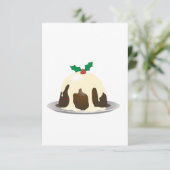 Uitnodigingen voor Christmas Pudding (Staand voorkant)