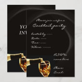 Uitnodigingen voor cocktailparty's (Voorkant / Achterkant)