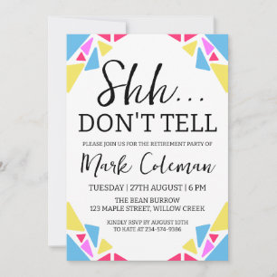 Uitnodigingen voor Corporate Surprise Retirement P