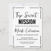 Uitnodigingen voor Corporate Surprise Retirement P (Voorkant)