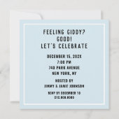 Uitnodigingen voor creatieve kerstfeestdagen (Achterkant)