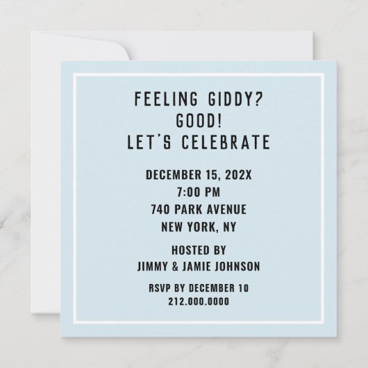 Uitnodigingen voor creatieve kerstfeestdagen (Achterkant)