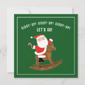 Uitnodigingen voor creatieve kerstfeestdagen (Voorkant)