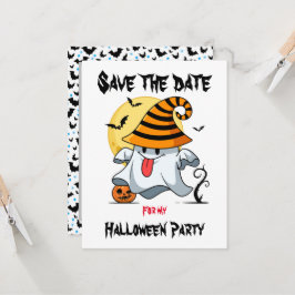 Uitnodigingen voor Cute geest Halloween-ontwerp