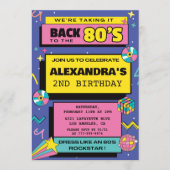 Uitnodigingen voor de 2e verjaardag Throwback Part (Voorkant)