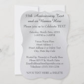 Uitnodigingen voor de 65e huwelijksverjaardag van  (Achterkant)