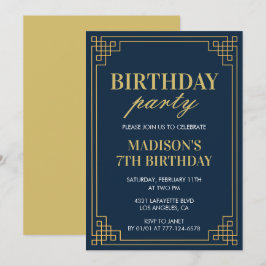 Uitnodigingen voor de 7e verjaardag Verjaardagsfee