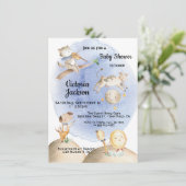 Uitnodigingen voor de babydouche van Nursery Rhyme (Staand voorkant)