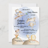 Uitnodigingen voor de babydouche van Nursery Rhyme (Voorkant)