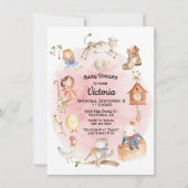 Uitnodigingen voor de babydouche van Nursery Rhyme (Voorkant)