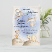 Uitnodigingen voor de babydouche van Nursery Rhyme (Staand voorkant)