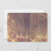 Uitnodigingen voor de bruiloft in Rustic Country W (Achterkant)