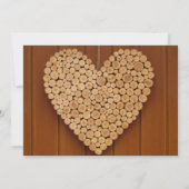 Uitnodigingen voor de bruiloft in Rustic Country W (Achterkant)