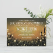 Uitnodigingen voor de bruiloft van Enchanted Fores (Staand voorkant)