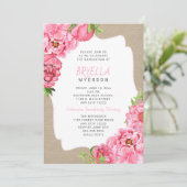 Uitnodigingen voor de ceremonie van de firma Pink  (Staand voorkant)