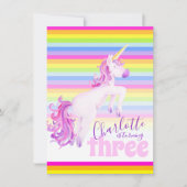 Uitnodigingen voor de derde verjaardag van de Unic (Voorkant)