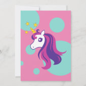 Uitnodigingen voor de douche van de baby Cute unic (Achterkant)