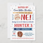 Uitnodigingen voor de eerste verjaardag van honkba (Voorkant)