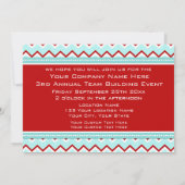 Uitnodigingen voor de Enterprise Team Building Eve (Achterkant)