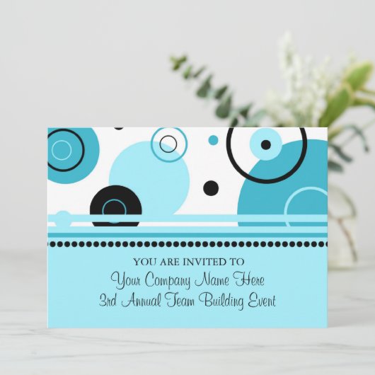 Uitnodigingen voor de Enterprise Team Building Eve (Staand voorkant)