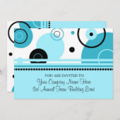 Uitnodigingen voor de Enterprise Team Building Eve (Voorkant / Achterkant)