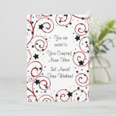 Uitnodigingen voor de Enterprise Team Building Eve (Staand voorkant)