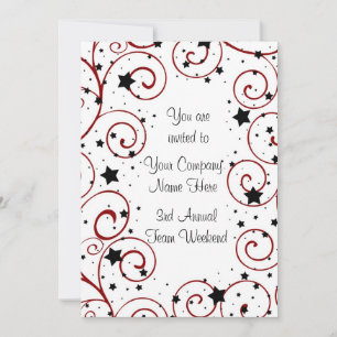 Uitnodigingen voor de Enterprise Team Building Eve