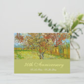 Uitnodigingen voor de  florale fijne kunst ter gel (Staand voorkant)